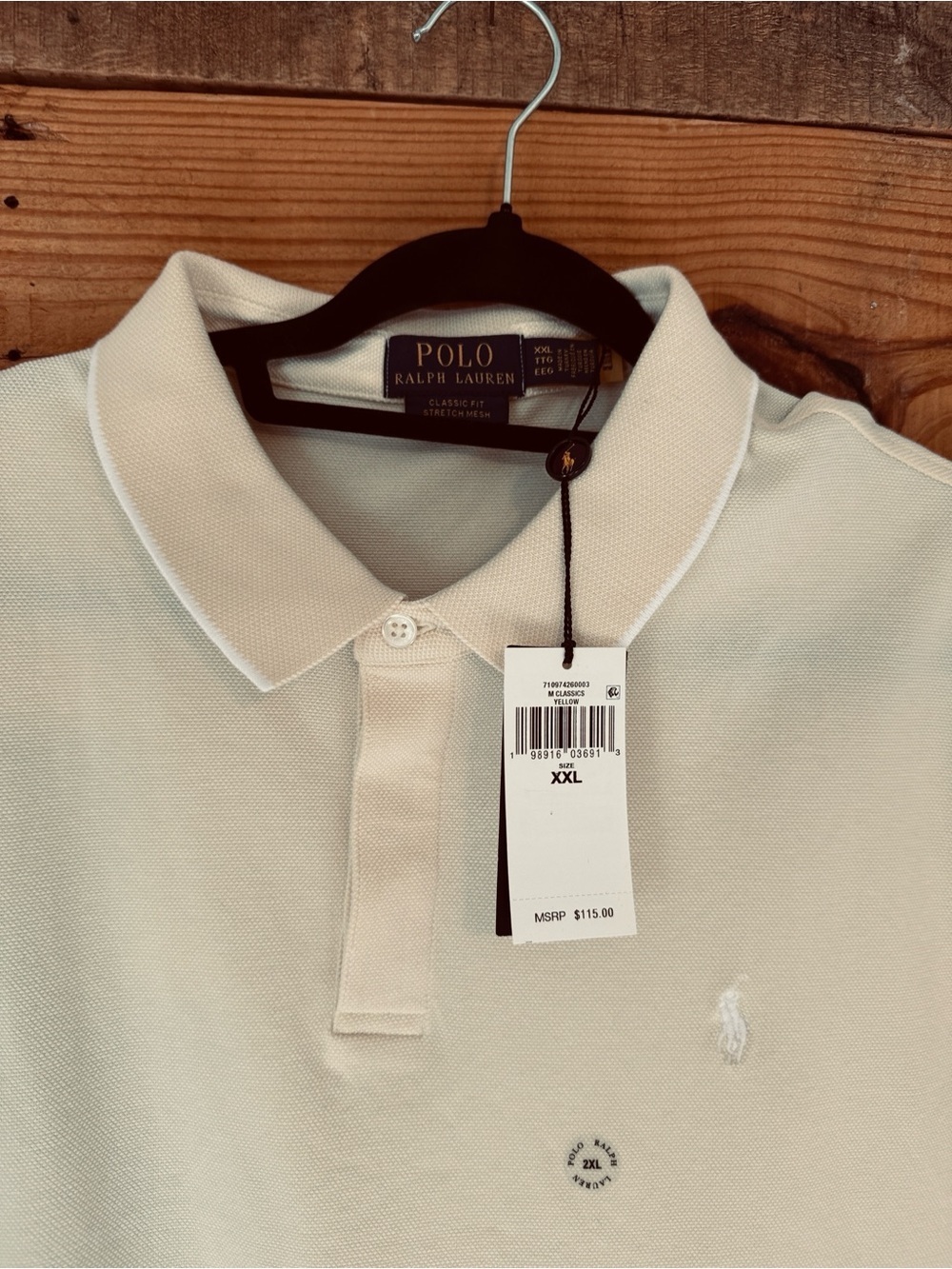 NWT Polo Ralph Lauren Classic Fit Stretch Mesh Polo Shirt. - Picture 5 of 7